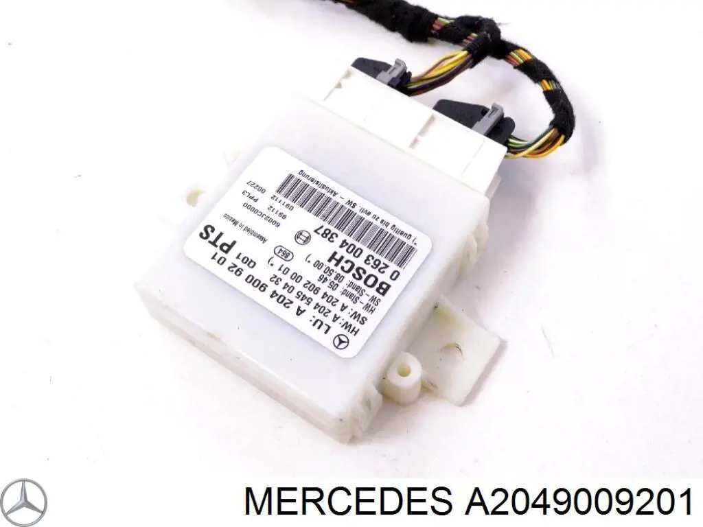 Módulo de control del asistente de aparcamiento Mercedes A2049009201