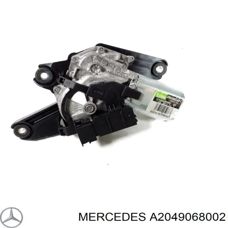 Comprar A2049068002 Mercedes Motor limpiaparabrisas, trasera