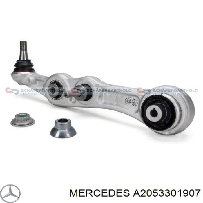 A2053301907 Mercedes barra oscilante, suspensión de ruedas delantera, inferior izquierda