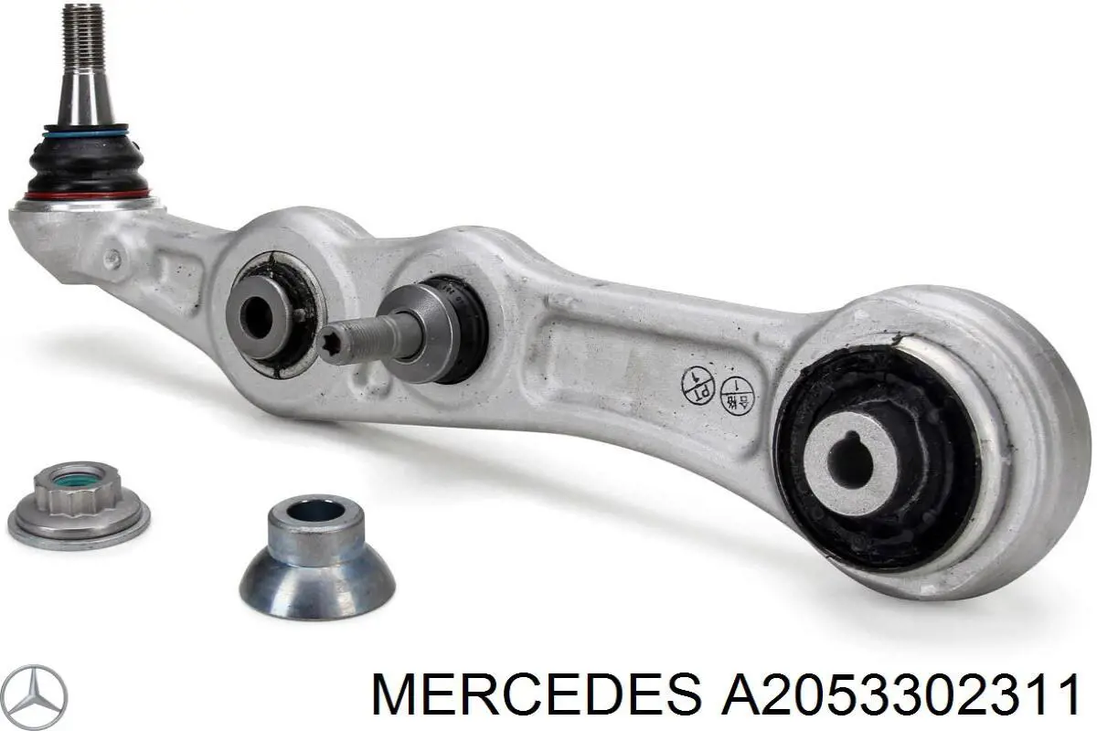 A2053302311 Mercedes barra oscilante, suspensión de ruedas delantera, inferior izquierda