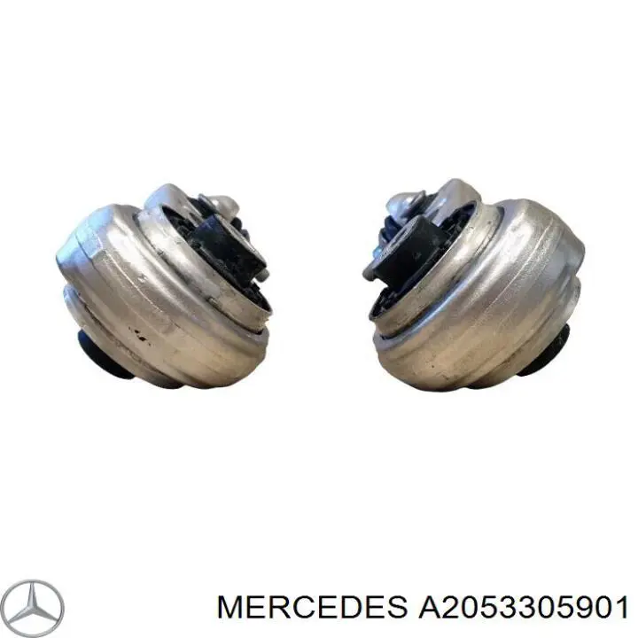 Brazo inferior izquierdo de la suspensión delantera Mercedes A2053305901