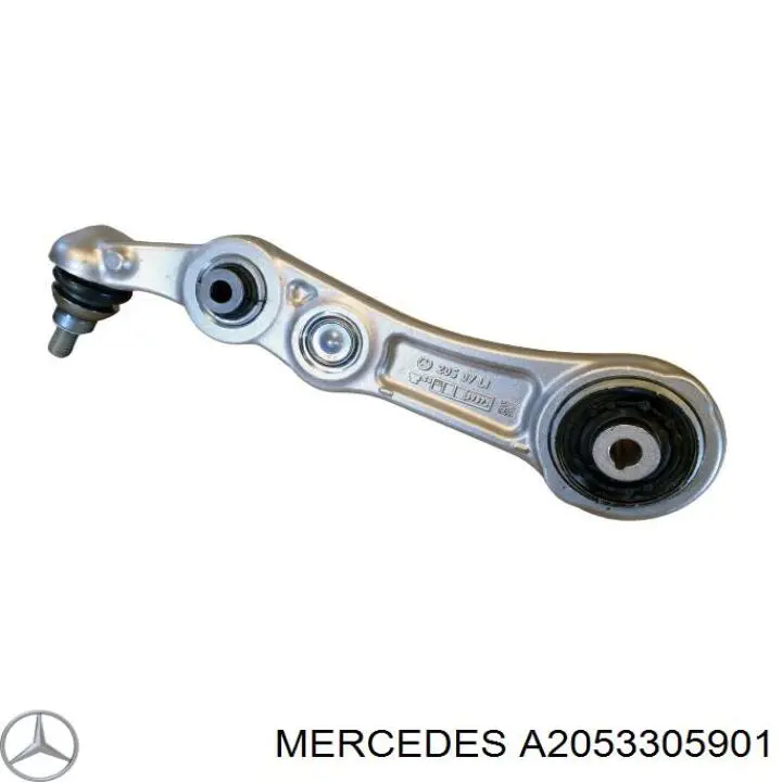 A2053305901 Mercedes barra oscilante, suspensión de ruedas delantera, inferior izquierda