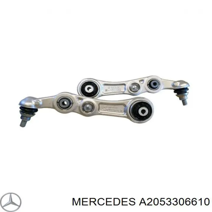 A2053306610 Mercedes barra oscilante, suspensión de ruedas delantera, inferior derecha