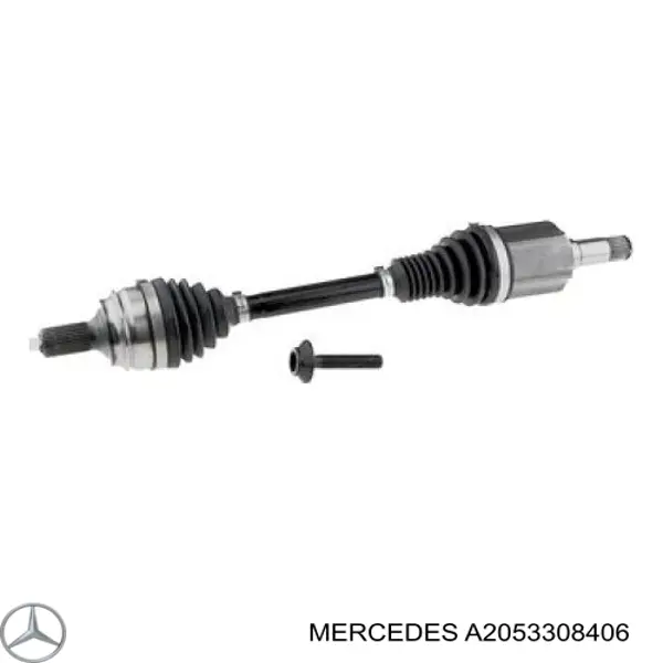 A205330380680 Mercedes árbol de transmisión delantero derecho