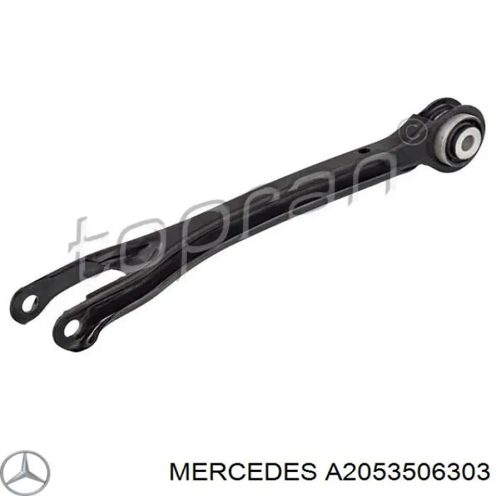 A2053506303 Mercedes palanca de soporte suspension trasera longitudinal inferior izquierda/derecha