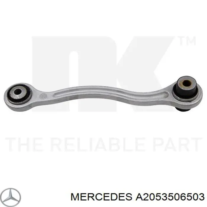 Brazo transversal izquierdo de suspensión trasera Mercedes A2053506503 precio, desde 40,67 EUR