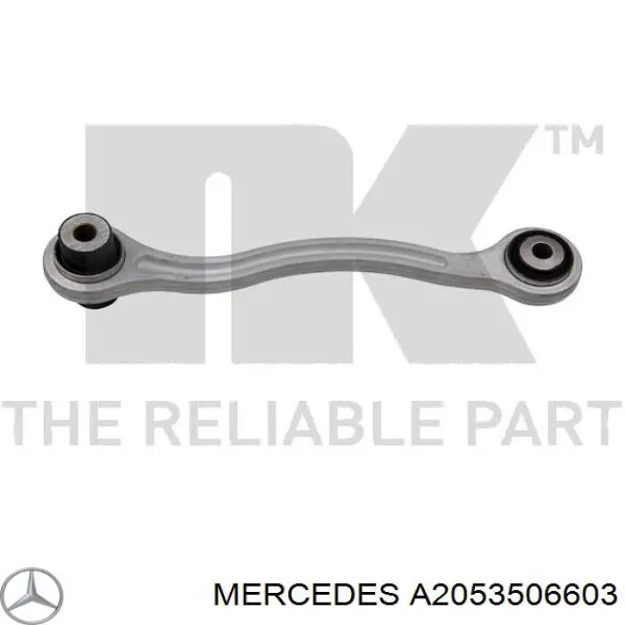 Brazo transversal derecho de suspensión trasera Mercedes A2053506603 precio, desde 39,20 EUR