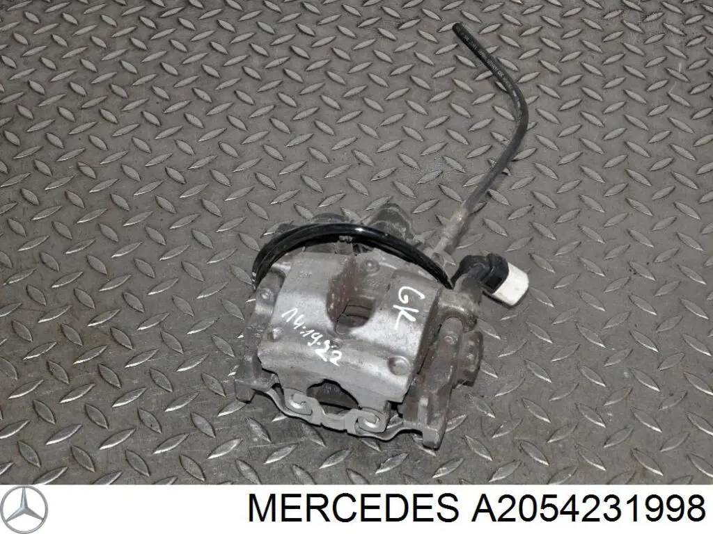 Pinza de freno trasera izquierda A2054231998 Mercedes