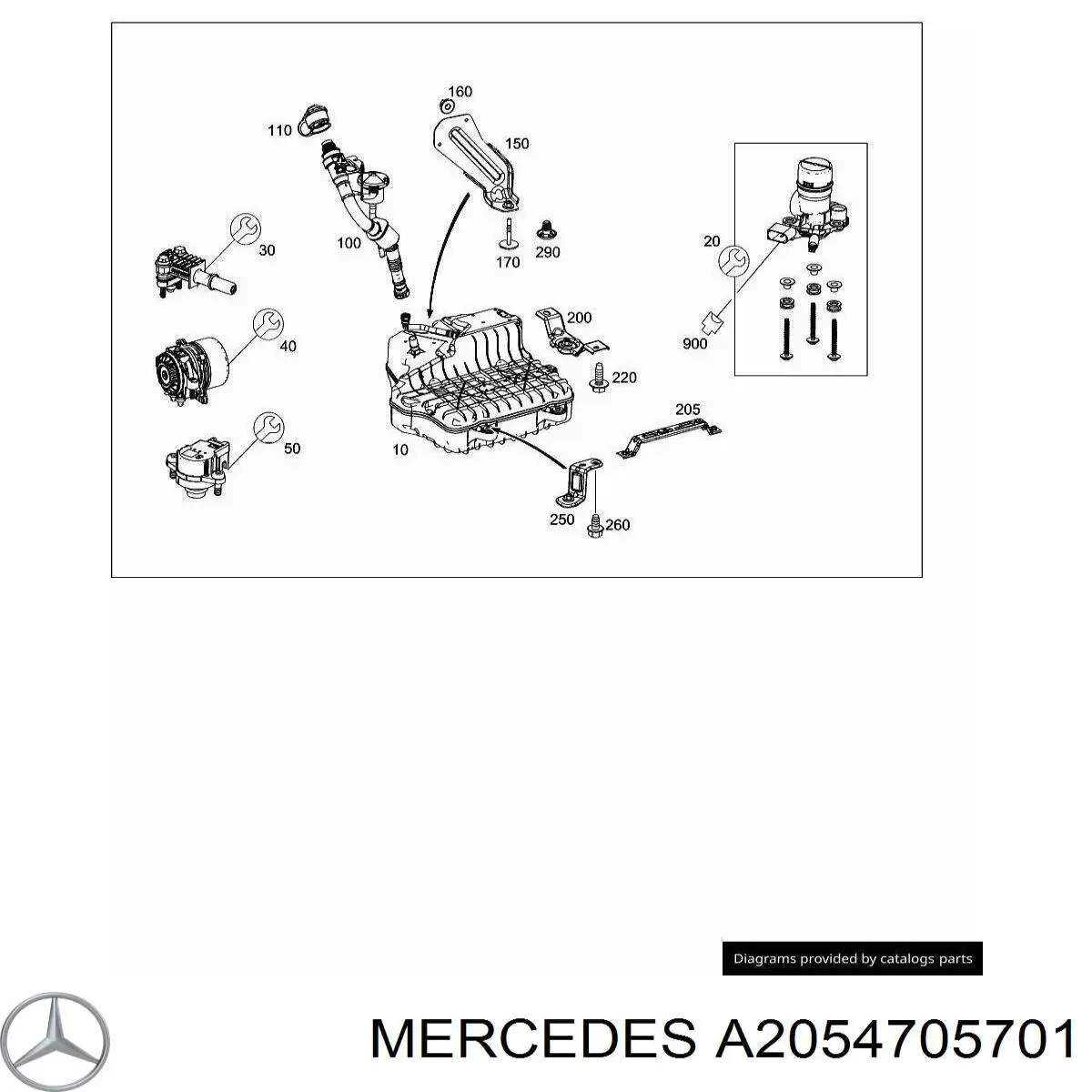 Depósito de AdBlue Mercedes A2054705701 precio, desde 749,23 EUR