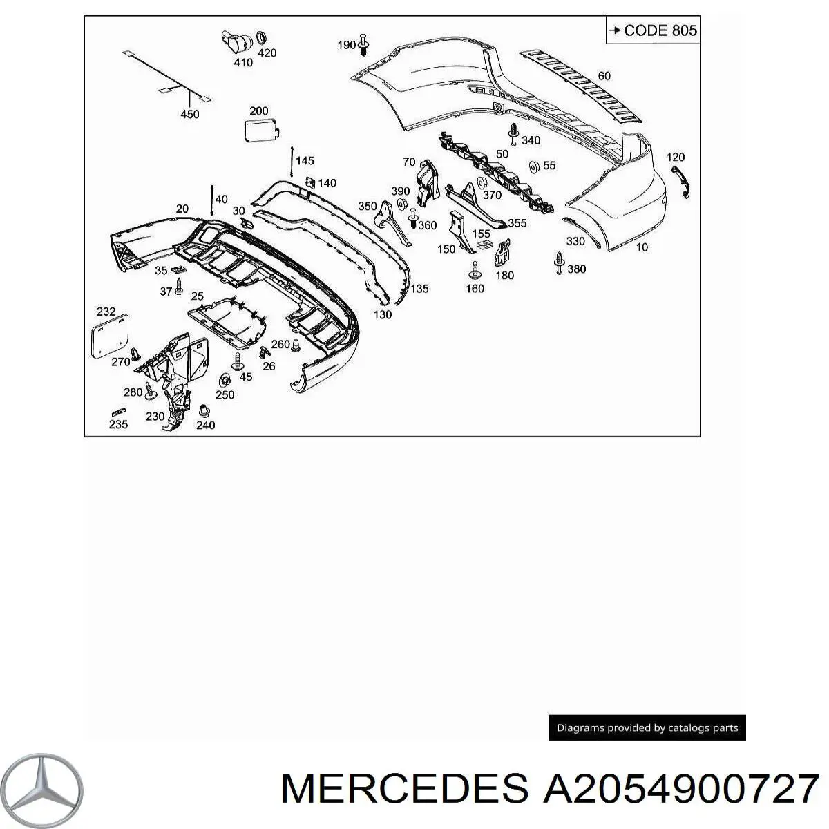 A2054900727 Mercedes