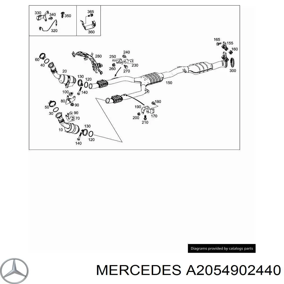  Mercedes A2054902440 precio, desde 73,94 EUR