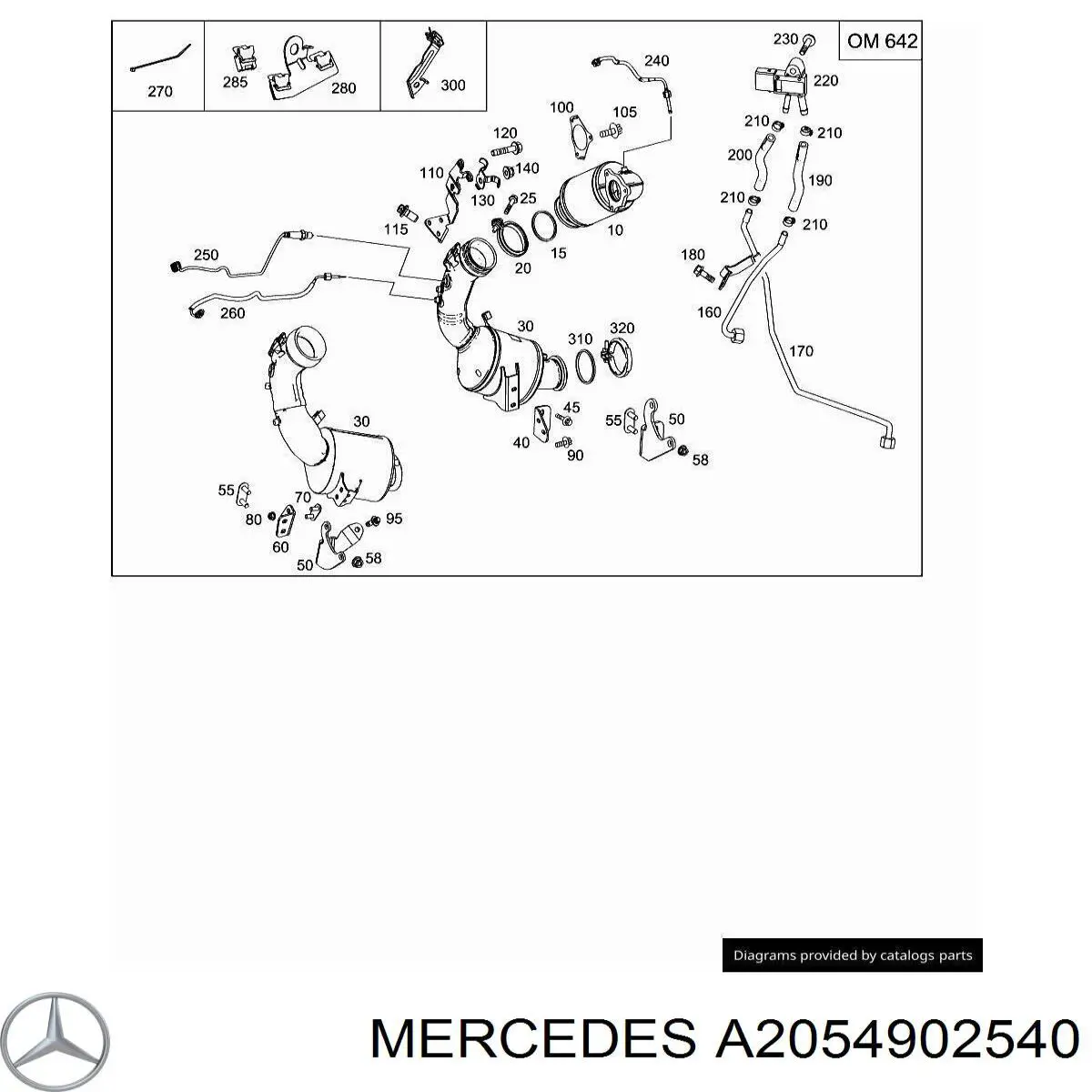 A2054902540 Mercedes 