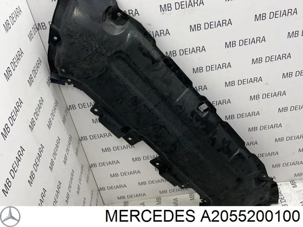 A2055200100 Mercedes protección motor delantera