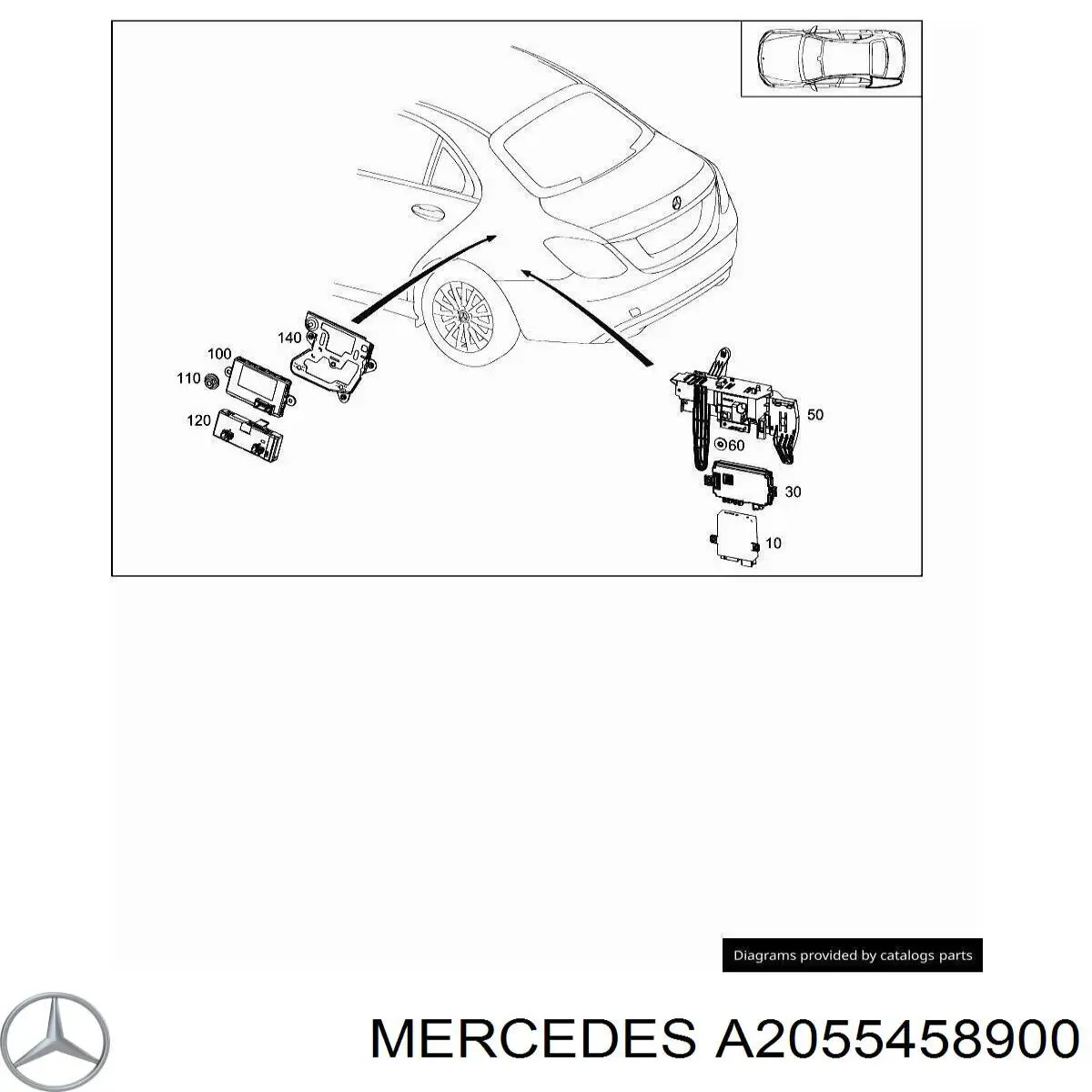 A2055458900 Mercedes