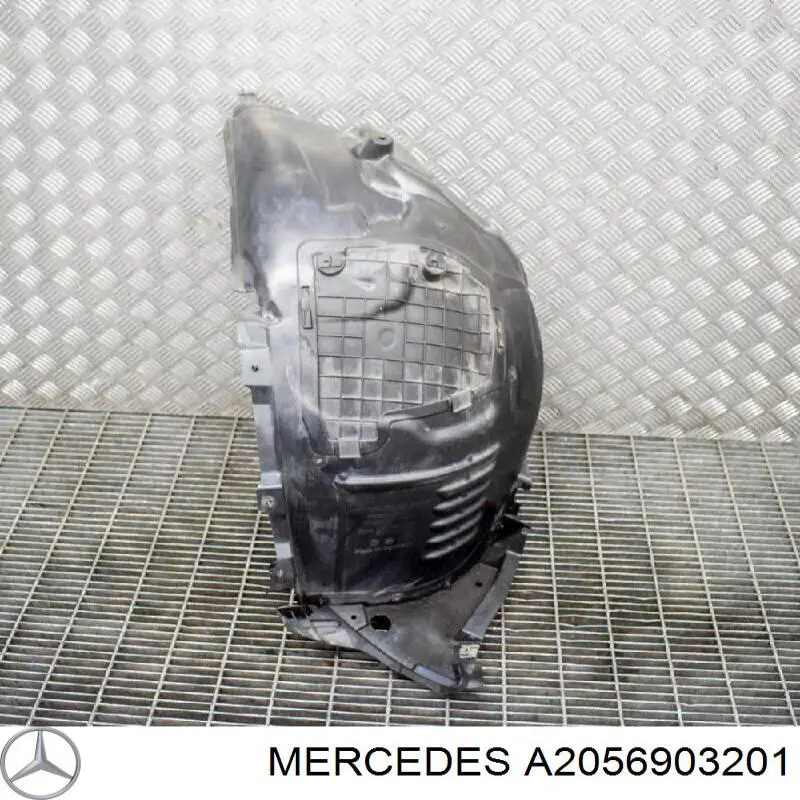 A2056903201 Mercedes guardabarros interior, aleta trasera, derecho delantero