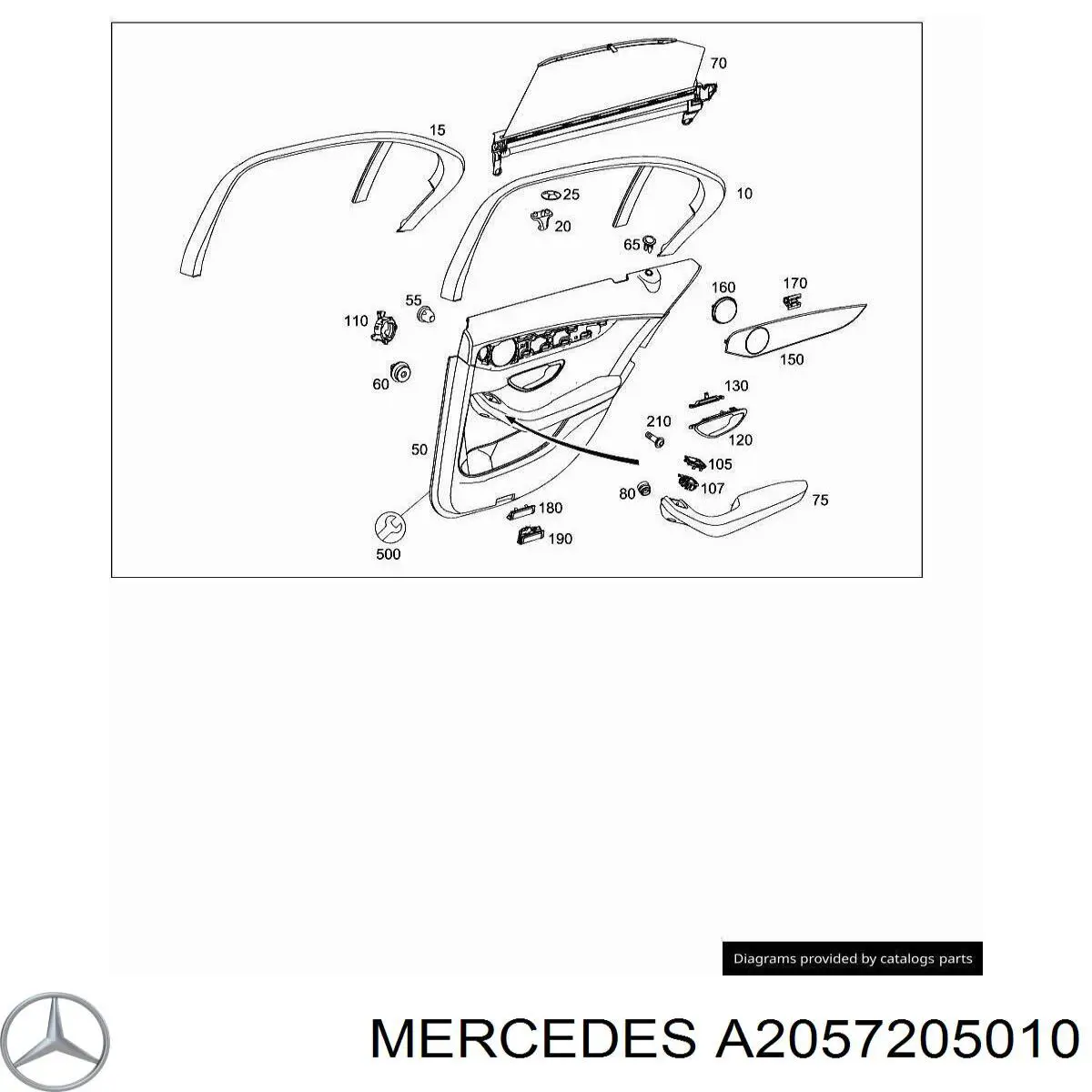 A2057205010 Mercedes 
