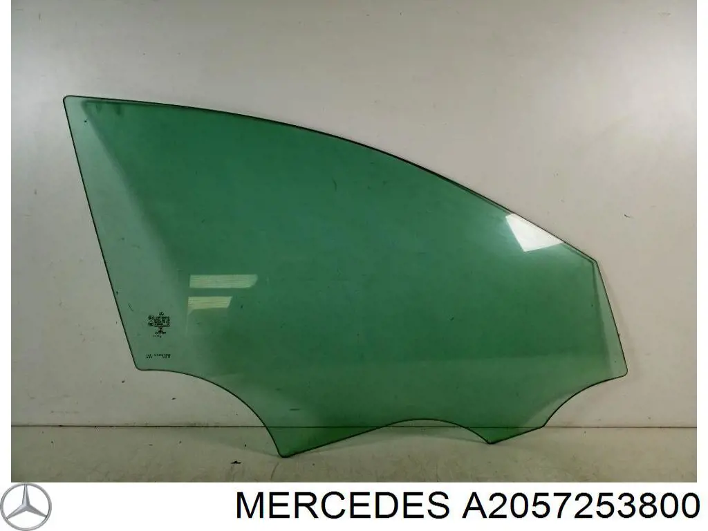 A2057253800 Mercedes Luna de puerta delantera derecha