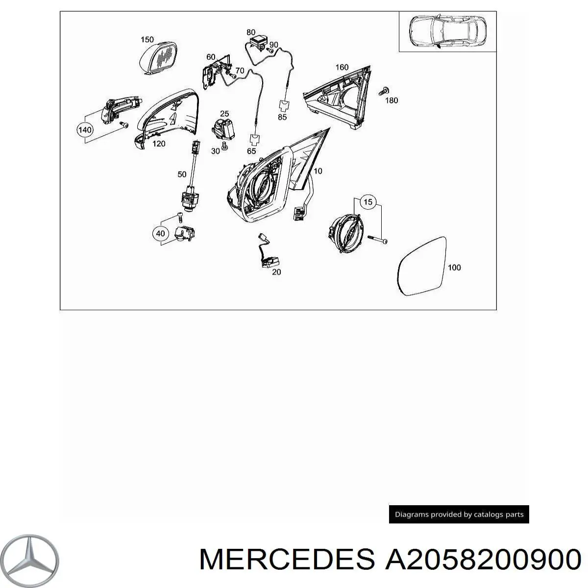 A2058200900 Mercedes 