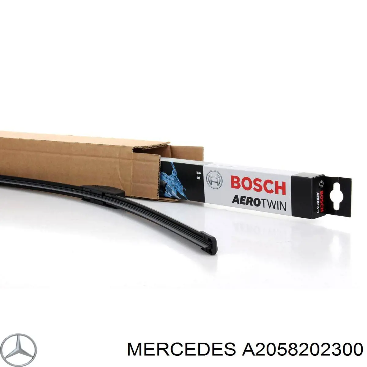Comprar A2058202300 Mercedes Juego de escobillas de luna delantera, 2 piezas