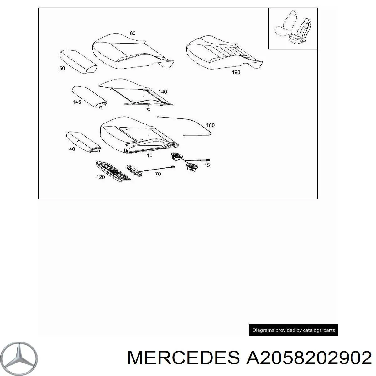 A2058202902 Mercedes