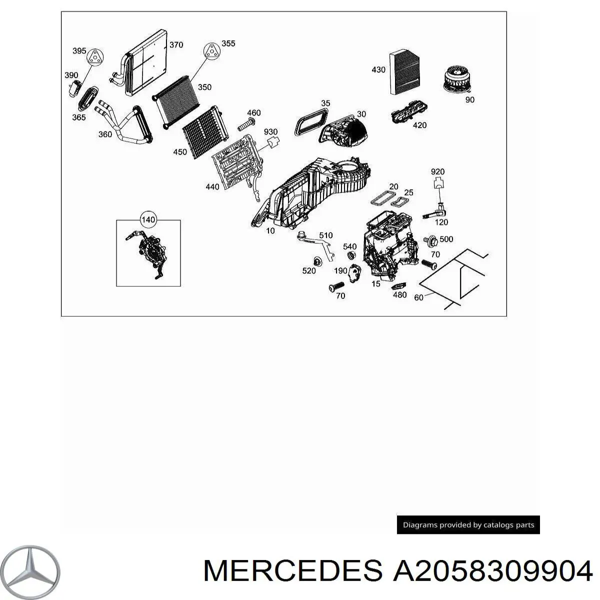 A2058309904 Mercedes