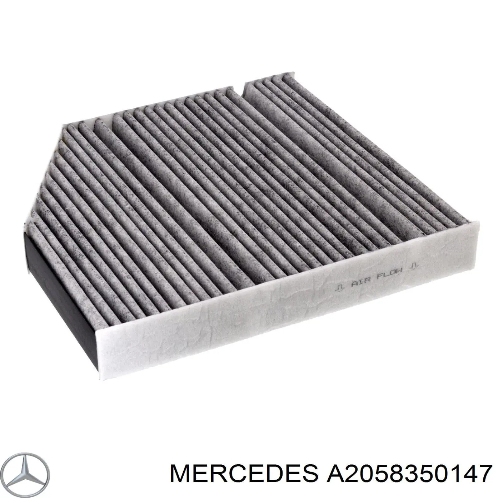 A2058350147 Mercedes Filtro antipolen