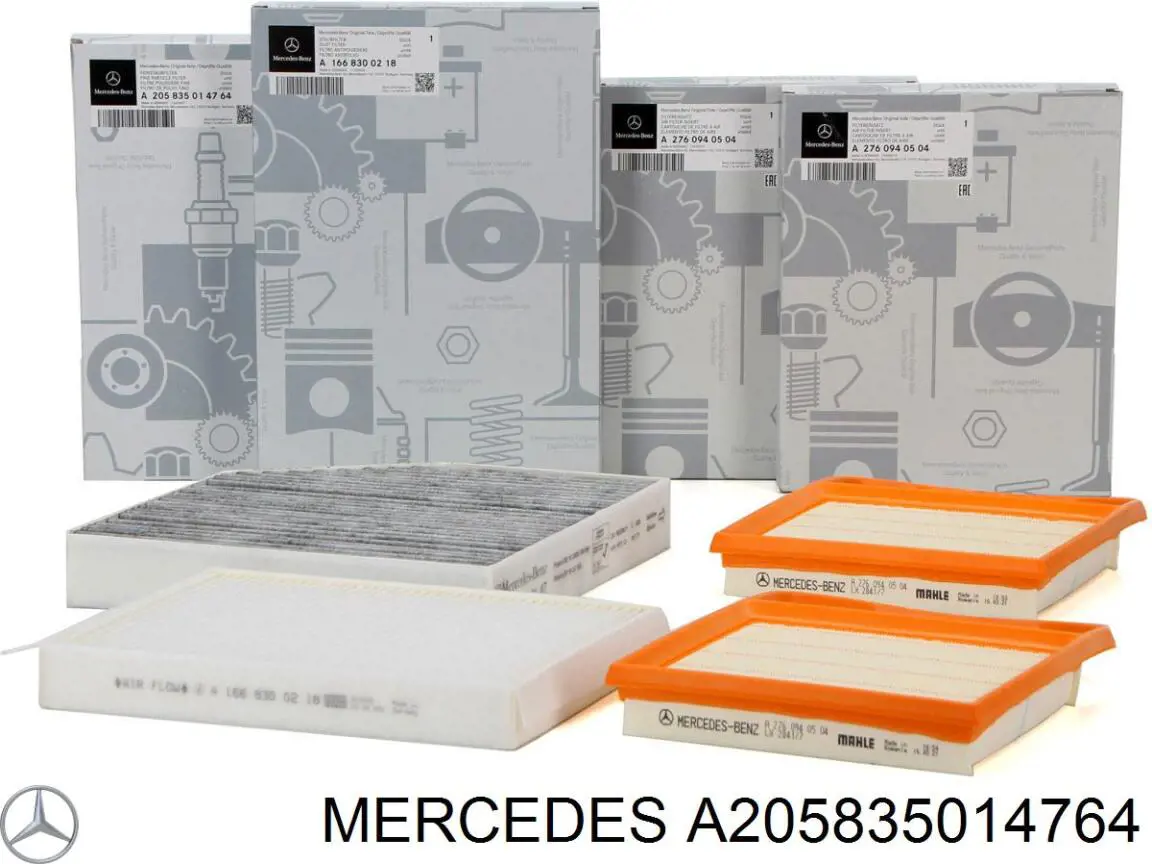 Filtro de habitáculo MERCEDES A205835014764