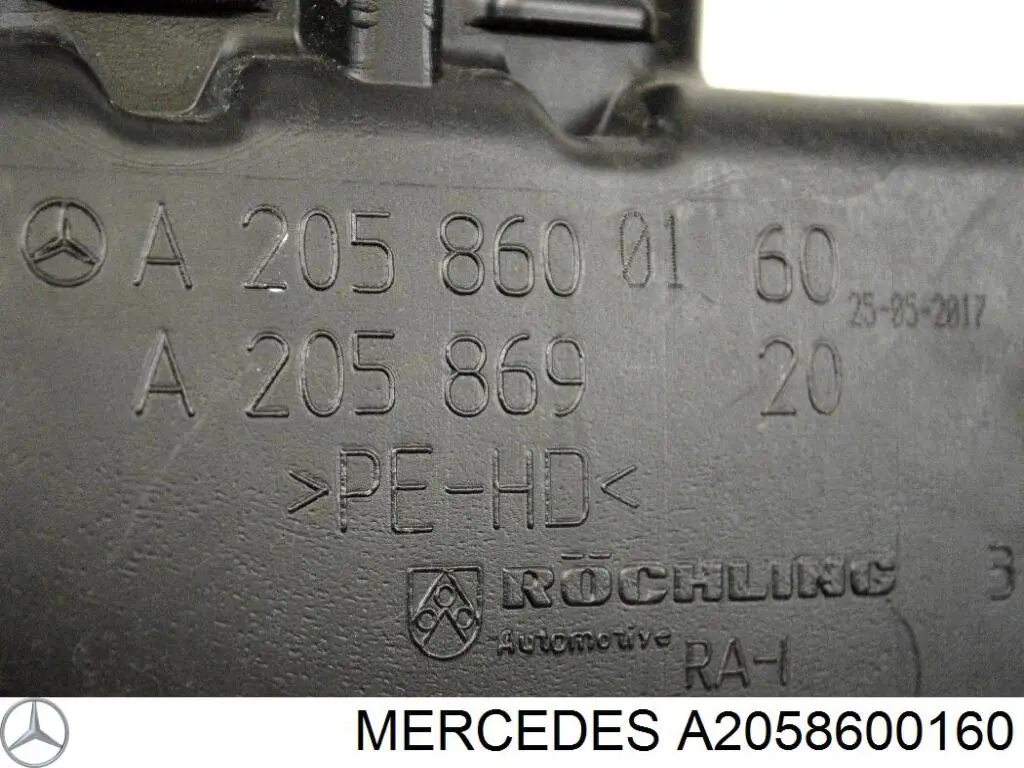 Cuello depósito lavaparabrisas Mercedes A2058600160