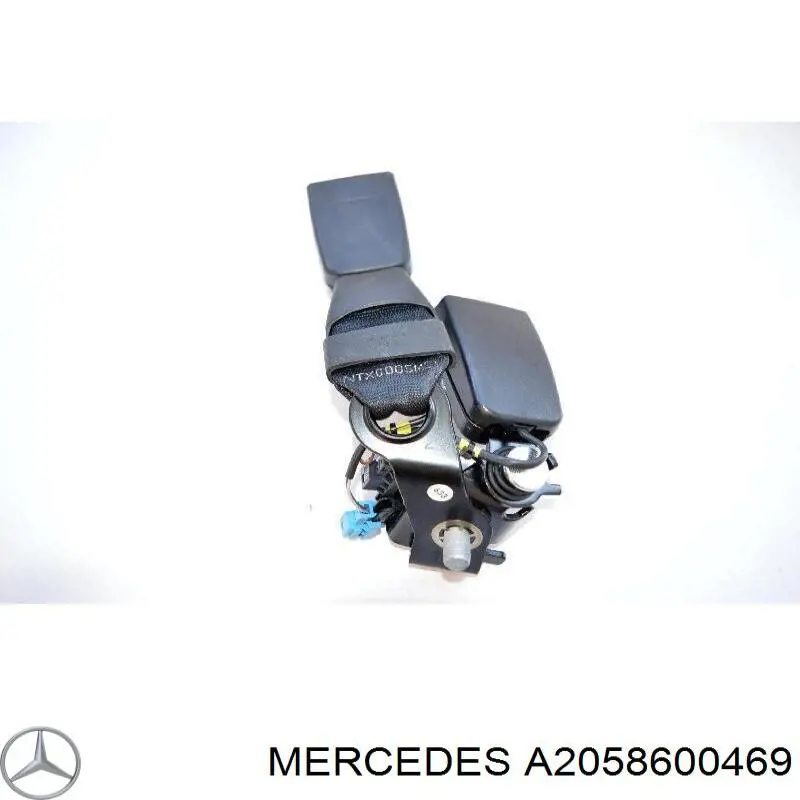 A2058600469 Mercedes Palanca de fijación del cinturón de seguridad trasero derecho