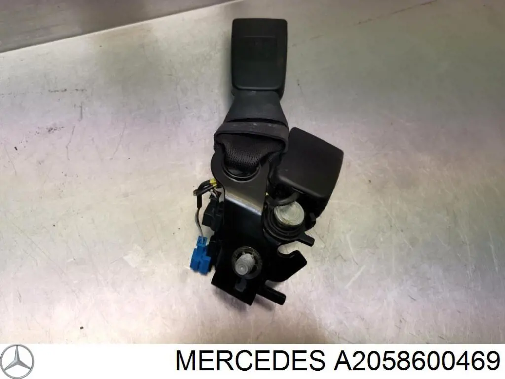 Palanca de fijación del cinturón de seguridad trasero derecho A2058600469 Mercedes