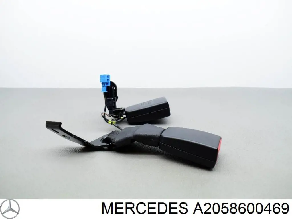 A2058600469 Mercedes palanca del cinturon de seguridad trasero derecho