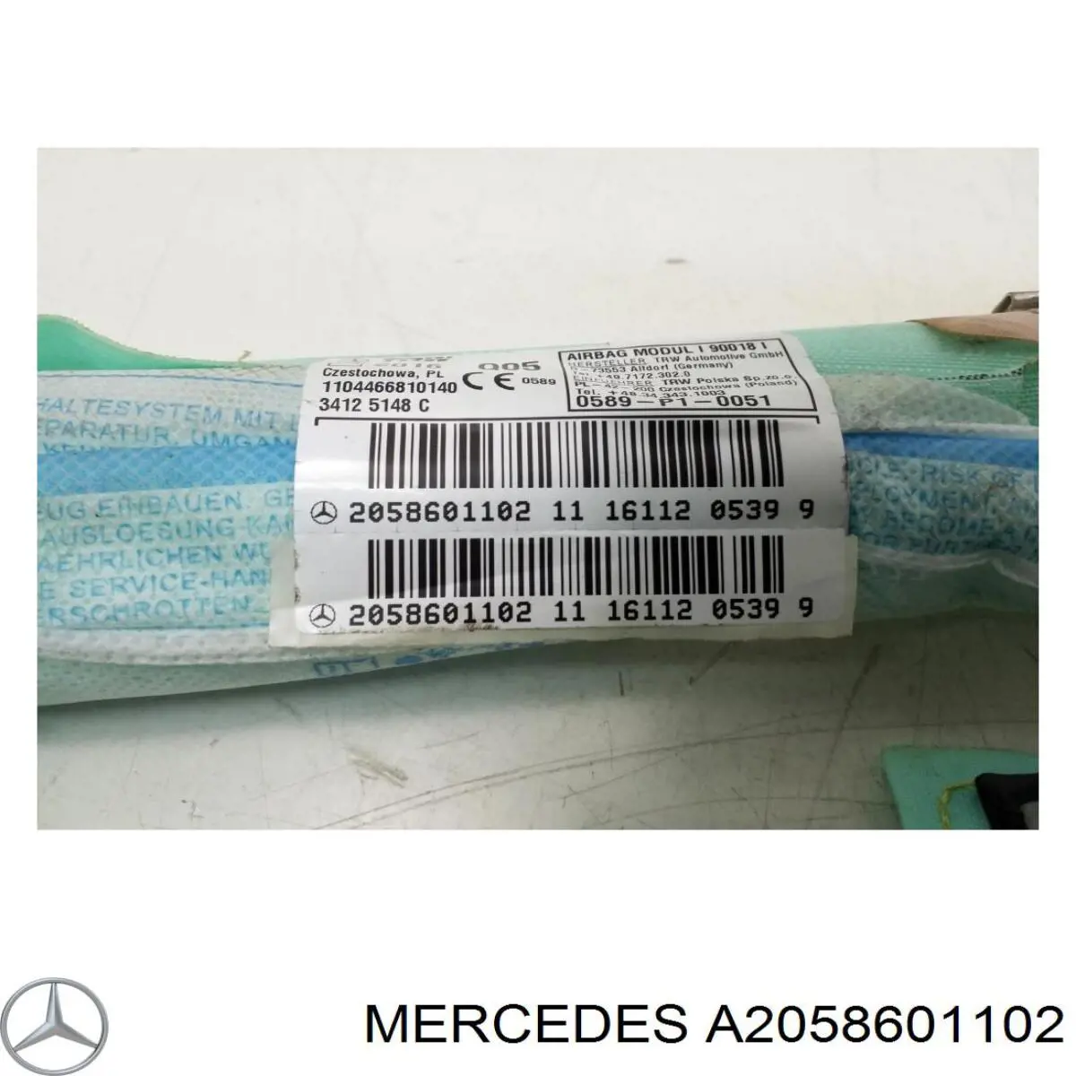 A2058601102 Mercedes