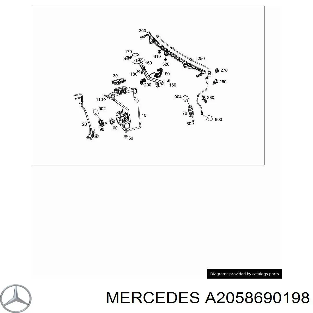 A2058690198 Mercedes 