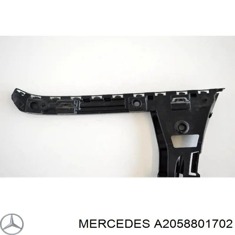 A2058801702 Mercedes Guía izquierda del parachoques trasero