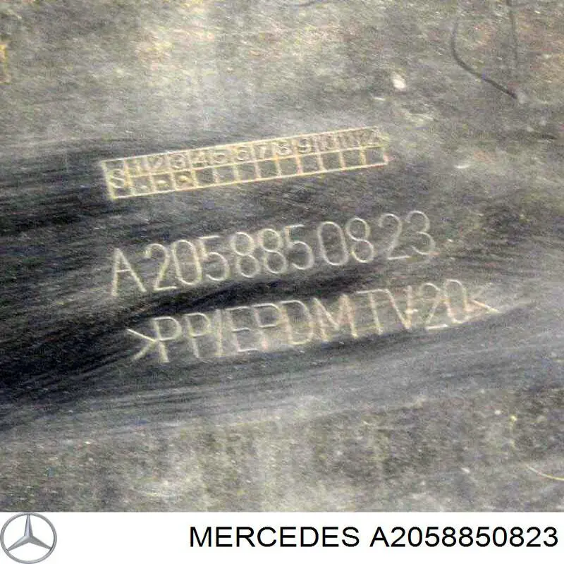 Comprar A2058850823 Mercedes Tapa de rejilla de faro antiniebla delantero derecho