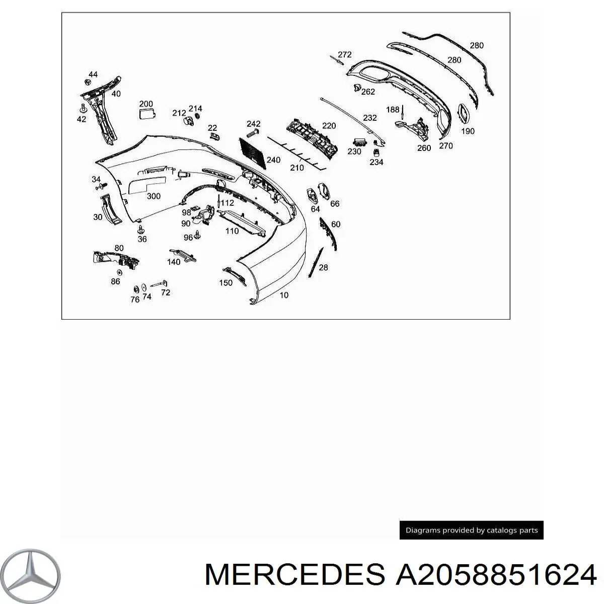  Mercedes A20588516249999 precio, desde 48,35 EUR