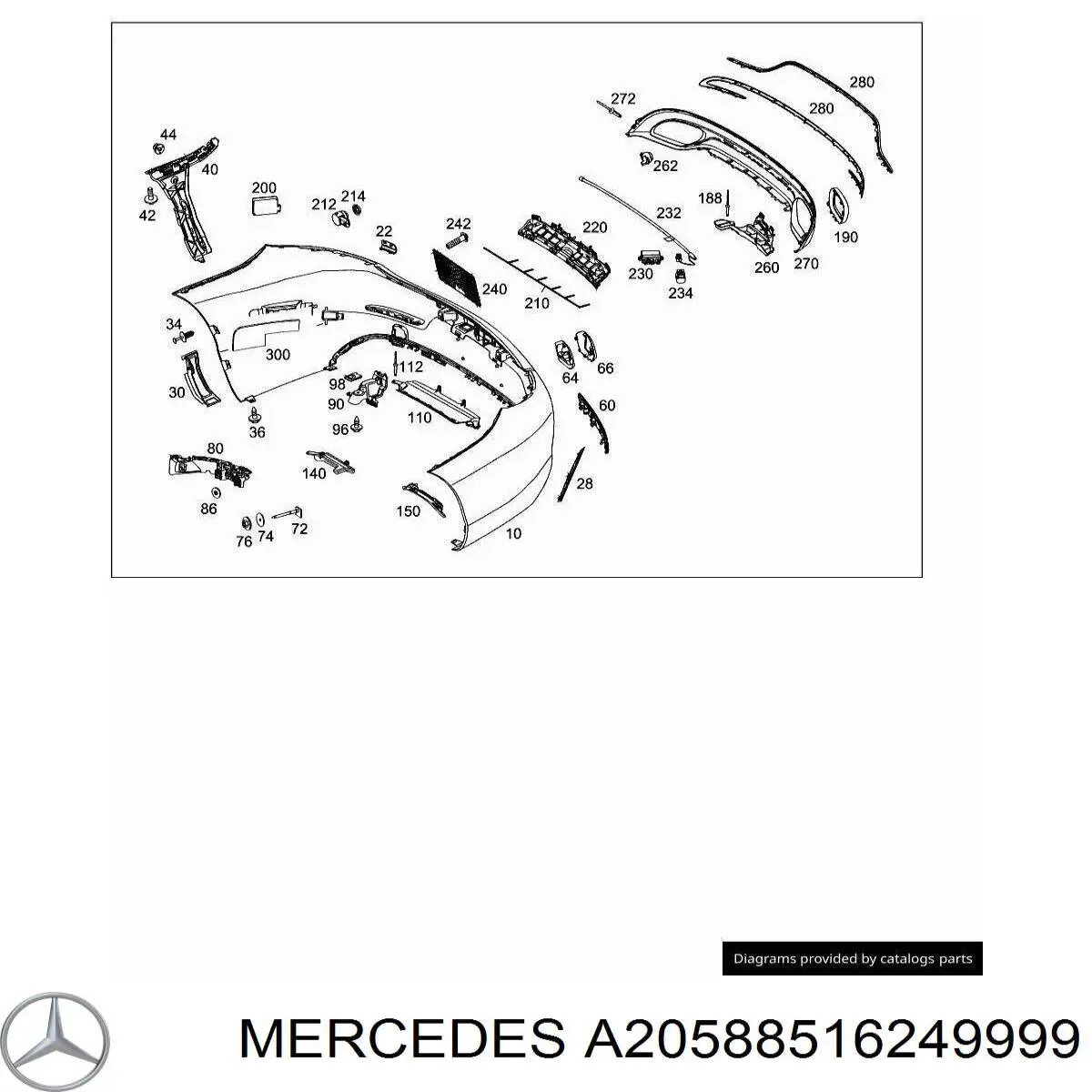 Comprar A20588516249999 Mercedes 