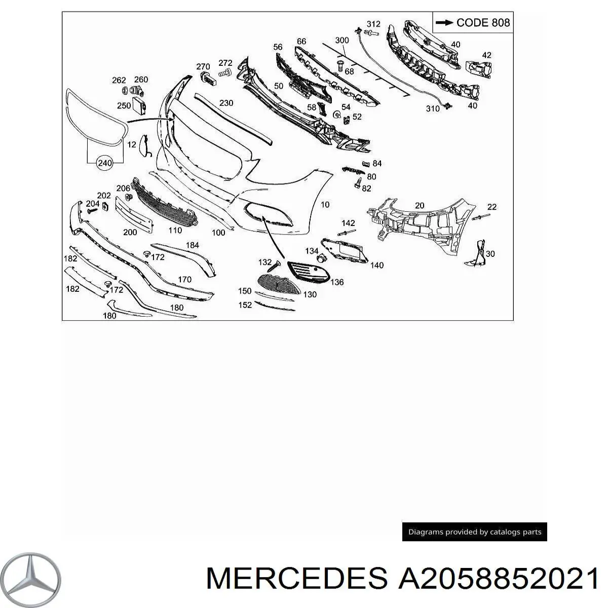 A2058852021 Mercedes