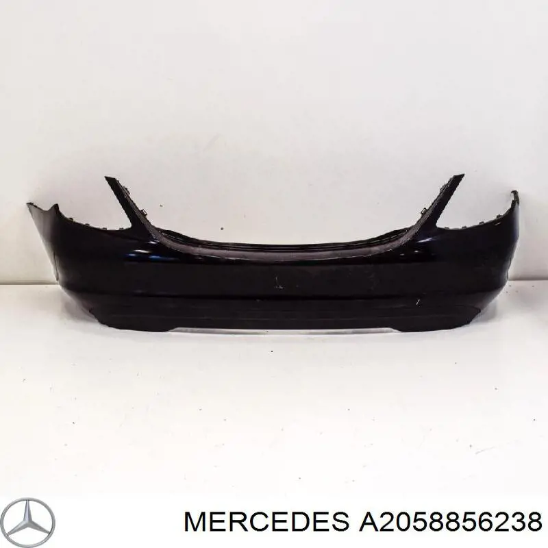 A2058856238 Mercedes Moldura del parachoques trasero