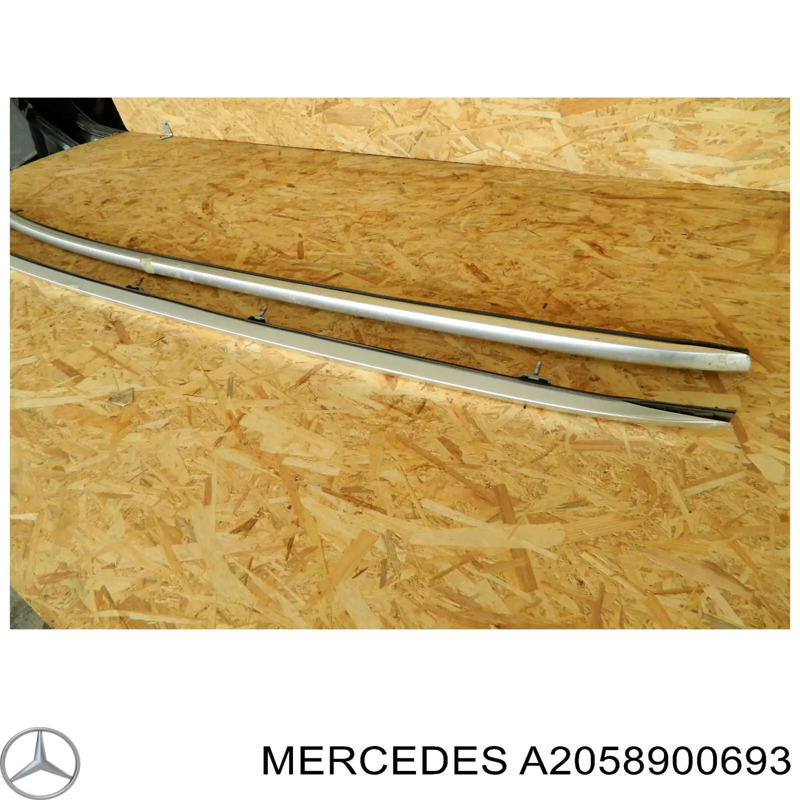 Riel de techo derecho Mercedes A2058900693 precio, desde 268,62 EUR