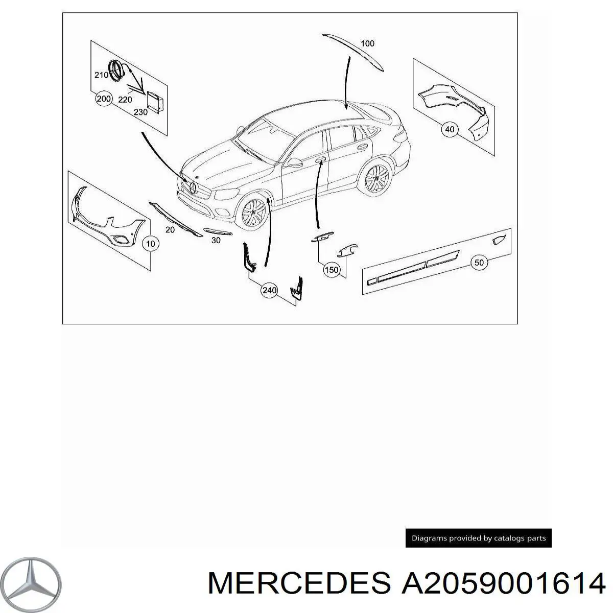 A2059001614 Mercedes