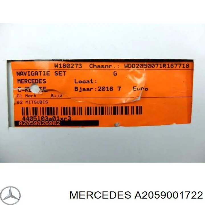  Mercedes A2059001722 precio, desde 281,69 EUR