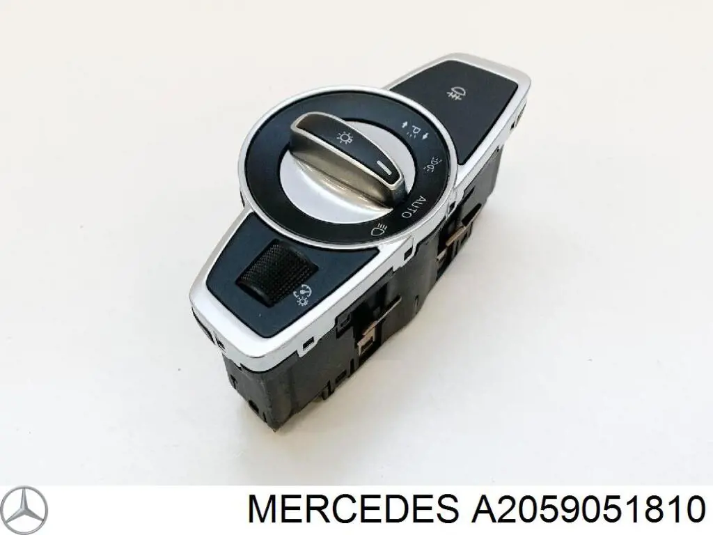 Interruptor de luces en el tablero 2059051810 Mercedes