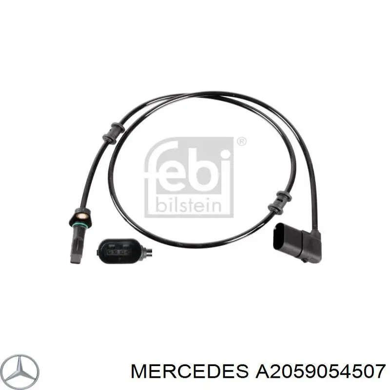 Sensor ABS delantero derecho Mercedes A2059054507 precio, desde 50,31 EUR