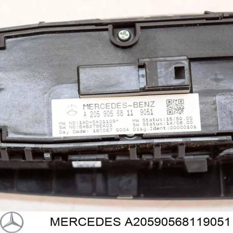 A20590568119051 Mercedes unidad de control elevalunas delantera izquierda