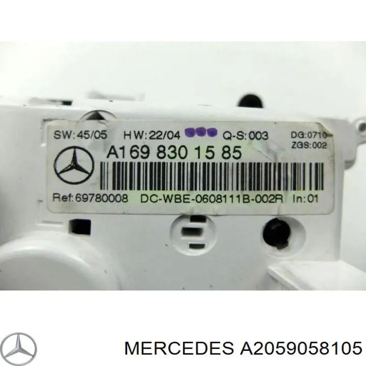 Módulo de modos de calefacción/aire acondicionado Mercedes GLC coupé (C253) (2016 - 2023) precio, desde 69,70 EUR