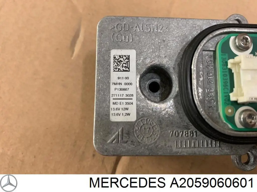 A2059060601 Mercedes modulo de control de faros (ecu)