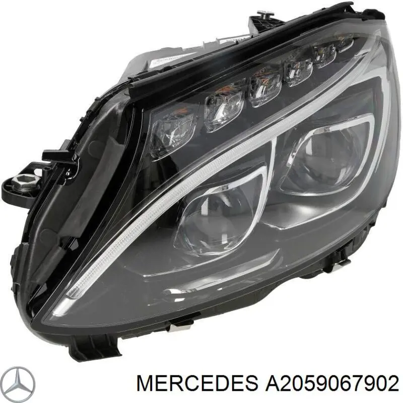 A2059067902 Mercedes faro izquierdo