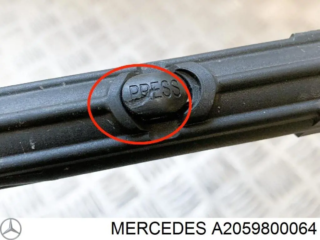 Amortiguador de capó izquierdo A2059800064 Mercedes