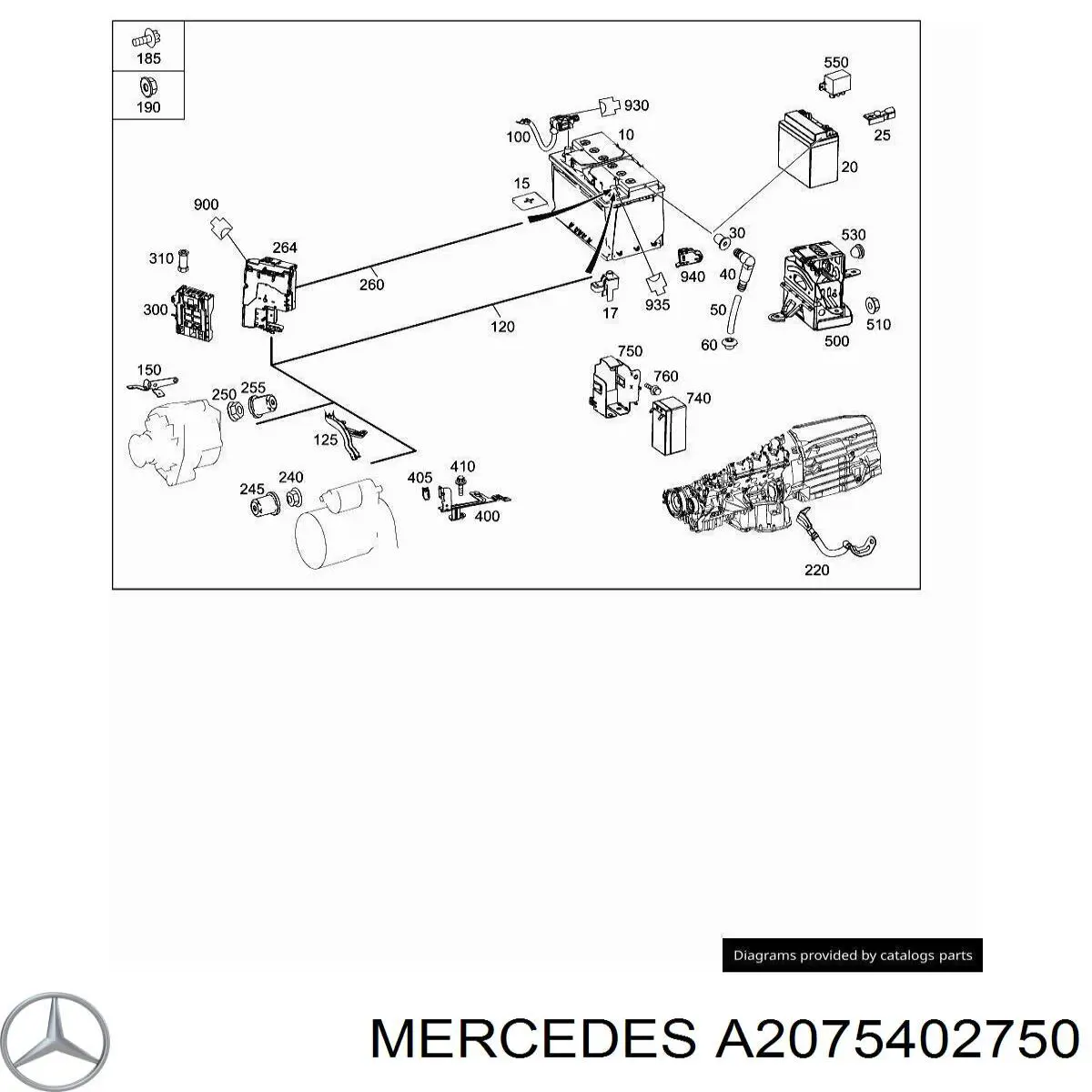  Mercedes A2075402750 precio, desde 188,76 EUR